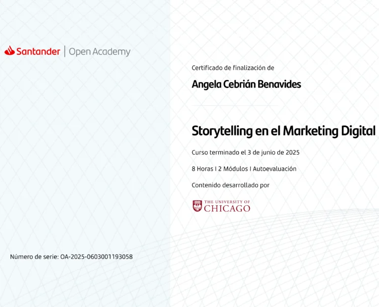 Diploma Storytelling en Marketing Digital