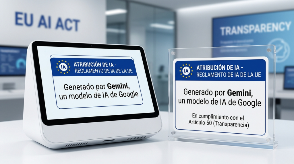 Imagen de carteles de atribución a Gemini creada por Gemini
